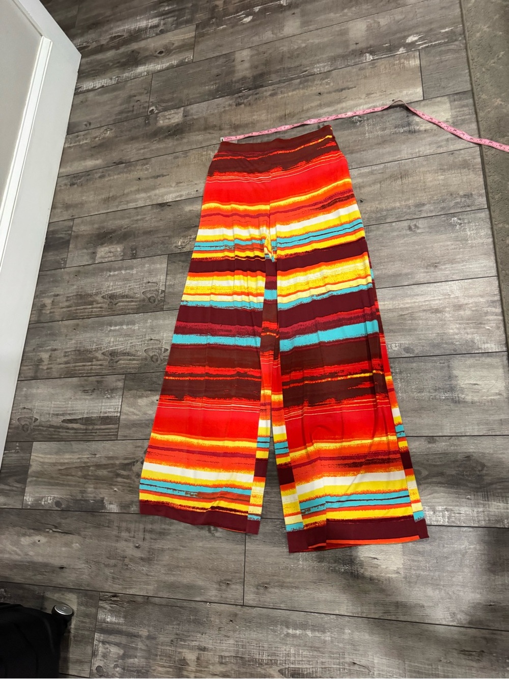 New York & Company Multicolor Striped Wide Leg Pants - Picture 2 of 6